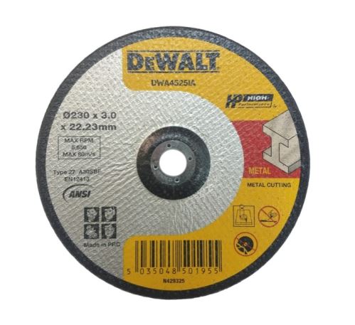 DeWALT Rezný kotúč na kov 230 x 22,23 mm DWA4525IA