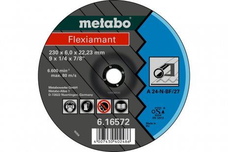 Metabo - FLEXIAMANT 115X6,8X22,23 OCEĽ, SF 27 - 616725000