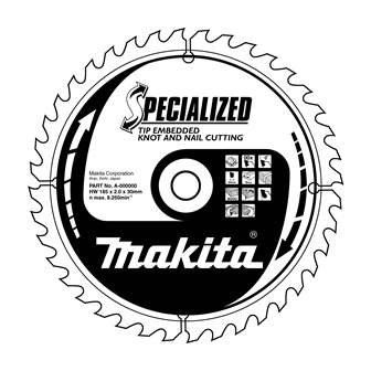 MAKITA kotúč pílový drevo SPECIALIZED so zapustenými zubami 235x2.3x30 mm 20 zubov B-09379