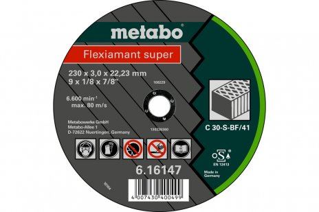 METABO - FLEXIAMANT SUPER 125X2,5X22,23 KAMEŇ, TF 42 (616312000)