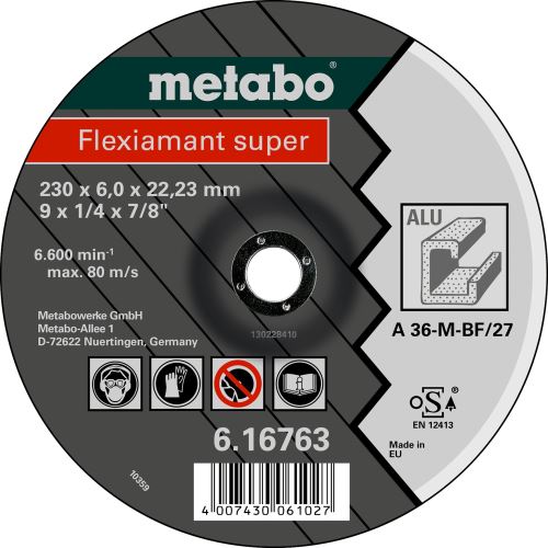 METABO - Flexiamant super 230x6,0x22,23 hliník, SF 27 - 616763000