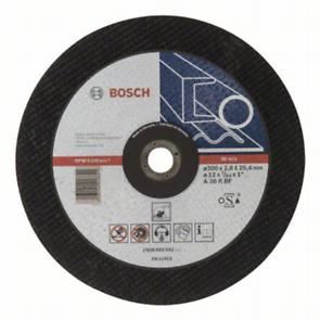 BOSCH Deliaci kotúč rovný Expert for Metal A 36 R BF, 300 mm, 25,40 mm, 2,8 mm 2608600542