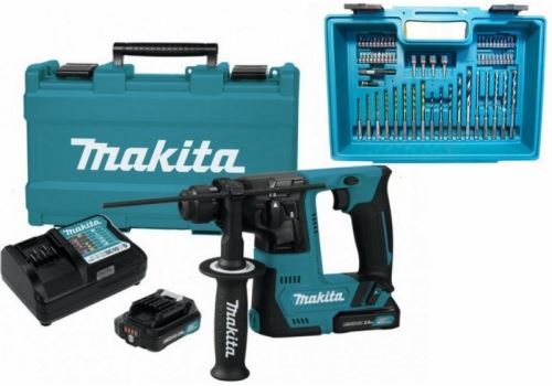 Makita Aku vŕtacie kladivo s príslušenstvom Li-ion CXT 12V/1,5Ah HR140DWYE1