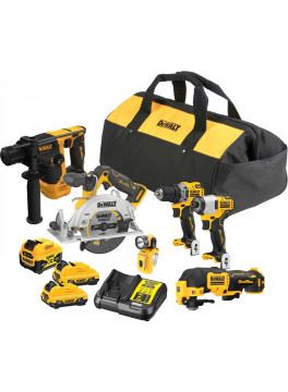 DeWALT Combo sada - 6dielna sada zľava 12V 1x5,0Ah + 2x 2,0Ah DCK611P1D2