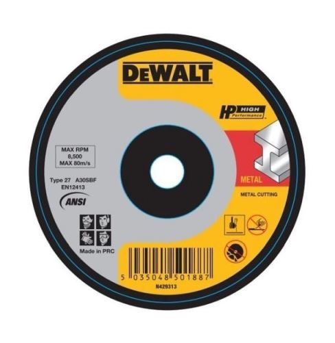 DeWALT Rezný kotúč na kov 180 x 22,23 x 3 mm DWA4524IA