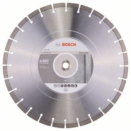 BOSCH Diamantový deliaci kotúč Best for Concrete 450x25,40x3,6x12mm 2608602660