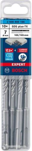 BOSCH EXPERT vrták SDS plus-7X, 7x100x165 10ks 2608900166