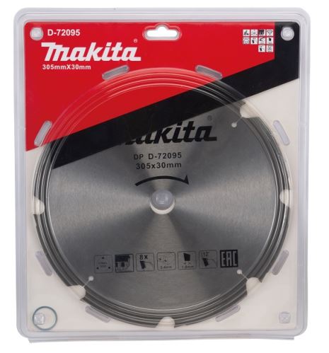 Makita PCD pílový kotúč na vláknocementové dosky 305 x 30 mm, 8T D-72095