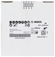 BOSCH Fíbrový brúsny kotúč R444, Expert for Metal D = 125 mm; K = 36 2608607250 BOSCH Fíbrový brúsny kotúč R444, Expert for Metal D = 125 mm; K = 36 2608607250