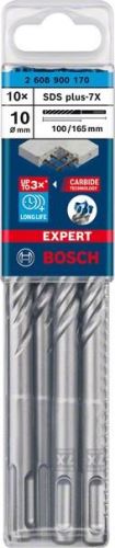 BOSCH EXPERT vrták SDS plus-7X, 10x100x165 10ks 2608900170