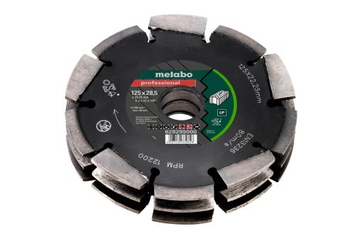 Metabo Diamantový frézovací kotúč 3, 125 x 28,5 x 22,23 mm, „professional“, „UP“, univerzálny 628299000