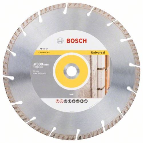 BOSCH Diamantový deliaci kotúč Standard for Universal 300 × 22,23 300x22.23x3.3x10mm 2608615067