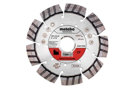 Metabo DIAMANTOVÝ REZNÝ KOTÚČ 125X22,23MM, "CP", BETÓN "PROFESIONÁL" (628571000)