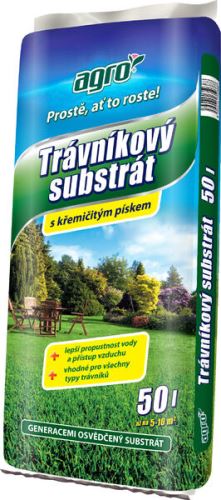 AGRO Trávnikový substrát 50 L