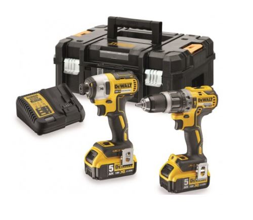 DeWALT Aku bezuhlíková kombo sada náradia DCK266P2T