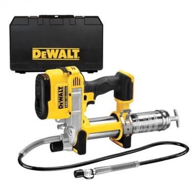 DeWALT Mazací lis / maznica 18 V XR Li-Ion samostatný stroj v kufri DCGG571NK