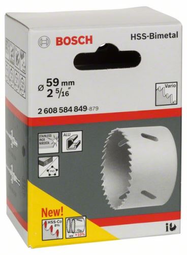 BOSCH Dierovka HSS-bimetal pre štandardný adaptér 59 mm, 2 5/16" 2608584849