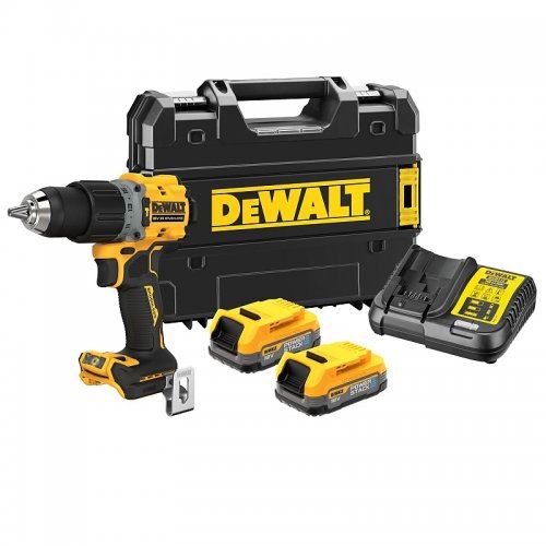 DeWalt Aku príklepová vŕtačka 18V 1x1,7Ah DeWALT POWERSTACK DCD805E1T