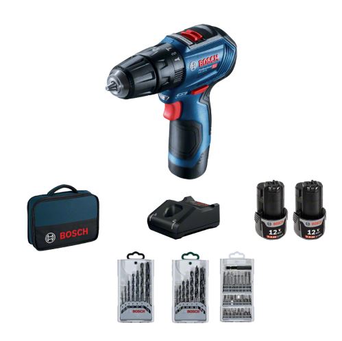 BOSCH Akumulátorový kombinovaný skrutkovač GSB 12V-30 06019G9101