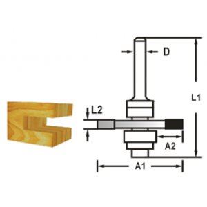 MAKITA Kotúčová fréza zložiskom stopka 8 mm,47,6x5,5x59 mm D-48991