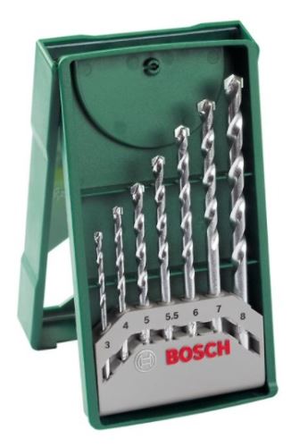 BOSCH 7dielna minisada vrtákov do kameňa X-Line 2607019581