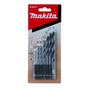 MAKITA sada vrtákov do dreva 2-8 mm (po 1), stopka HEX 1/4", 9 ks D-62371