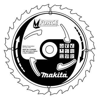 MAKITA kotúč pílový drevo MFORCE 170x2x30 mm 24 zubov B-08012