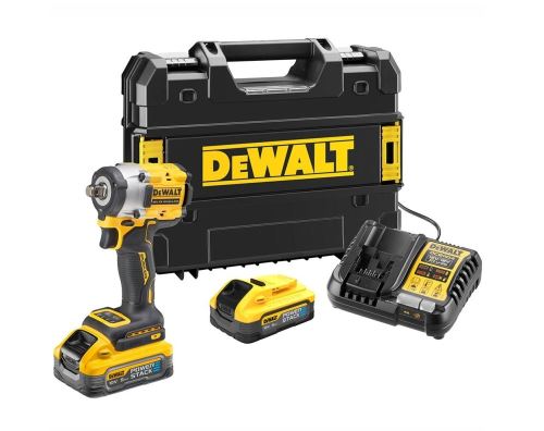 DEWALT Rázový uťahovák 2-18V-5AH, batéria POWERSTACK DCF921H2T