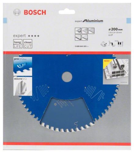 BOSCH Pílový kotúč Expert for Aluminium 200 x 30 x 2,8 mm, 60 2608644103