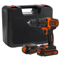 BLACK+DECKER Aku príklepová vŕtačka 18V s 2 prevodovými stupňami + 2 aku BDCHD18KB