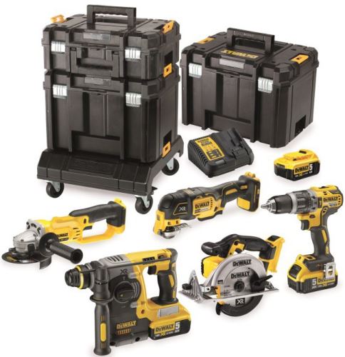 DeWALT Bezuhlíková sada náradia DCK654P3T