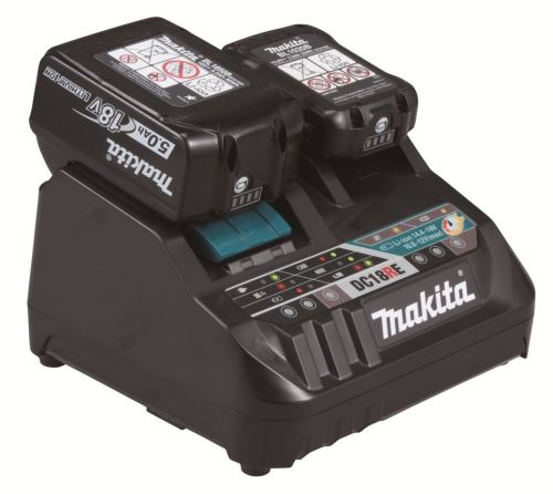 MAKITA nabíjačka Li-ion 1xLXT+ 1xCXT DC18RE 12/18V pre rýchle nabíjanie 198720-9