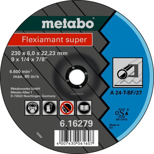 METABO - Flexiamant super 180x6,0x22,23 ocel', SF 27 (616277000)