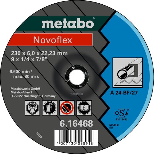 METABO - NOVOFLEX 115X6,0X22,23 OCEL', SF 27 (616460000)