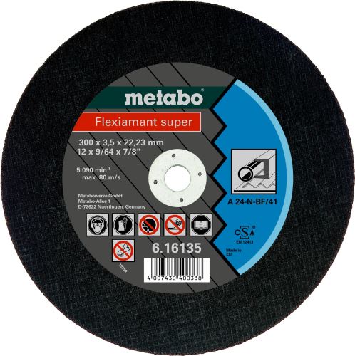 Metabo - Fleximant super 300X3,5X20,0 ocel', TF 41 (616136000)