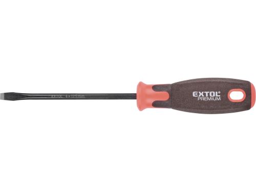 EXTOL PREMIUM Skrutkovač plochý SUPERGRIP, (-) 4x75mm, CrV