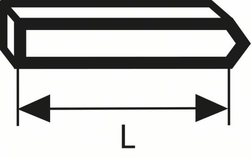 BOSCH Kolíčky/ihly, typ 41 14 mm (1000 ks) 2609200292