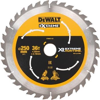 DeWALT Pílový kotúč (ideálny pre píly FLEXVOLT) 250 x 30 mm, 36 zubov DT99572