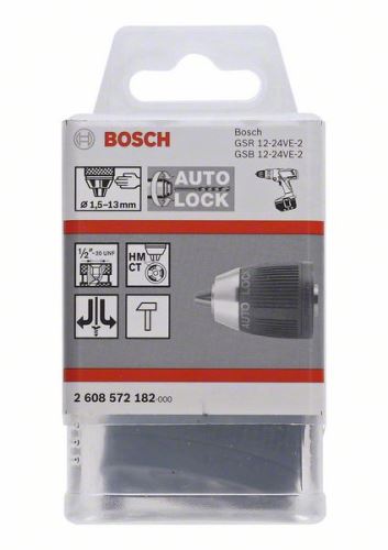 BOSCH Rýchloupínacie skľučovadlá do 13 mm 1,5-13 mm, 1/2" – 20 2608572182