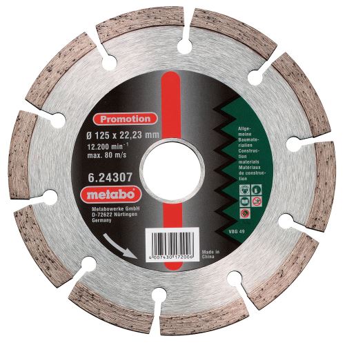 Metabo Diamantový rezný kotúč Promotion 115x22,23 mm, univerzálny 624306000