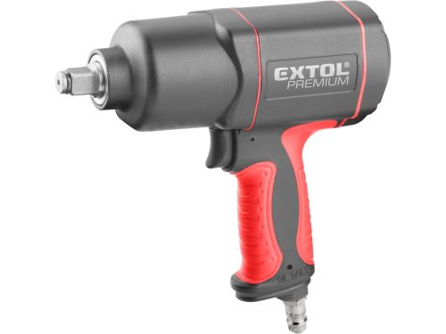 Extol Premium Pneumatický rázový uťahovák 1/2" 800 Nm kompozit 8865016