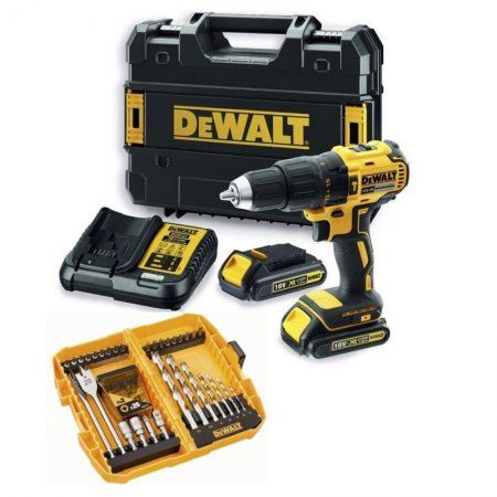 DeWALT Aku vŕtačka ,18V, 2x aku LI-Ion/2,0Ah DCD777D2K