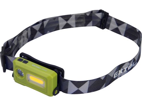 Extol Light Čelovka 140 lm, USB nabíjanie, LED+COB LED 43184