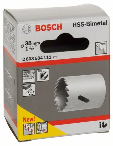 BOSCH Dierovka HSS-bimetal pre štandardný adaptér 38 mm, 1 1/2" 2608584111