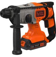BLACK+DECKER Aku kombinované kladivo SDS-Plus 1x2Ah, v kufri BCD900D1S