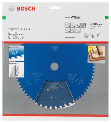 BOSCH Pílový kotúč Expert for Wood 235 x 30 x 2,8 mm, 48 2608644065