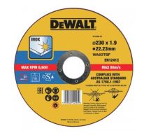 DeWALT Rezný kotúč 230 x 22,2 x 1,9 mm DT43909 DeWALT Rezný kotúč 230 x 22,2 x 1,9 mm DT43909