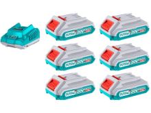 TOTAL Sada batérií a nabíjačky, 20 V Li-ion, 2000mAh, industrial TFBCLI2062