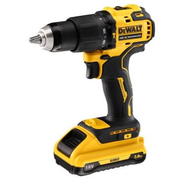 DeWALT Kompaktný bezuhlíkový vŕtací skrutkovač 18V XR (2 x 3 Ah) DCD709L2T