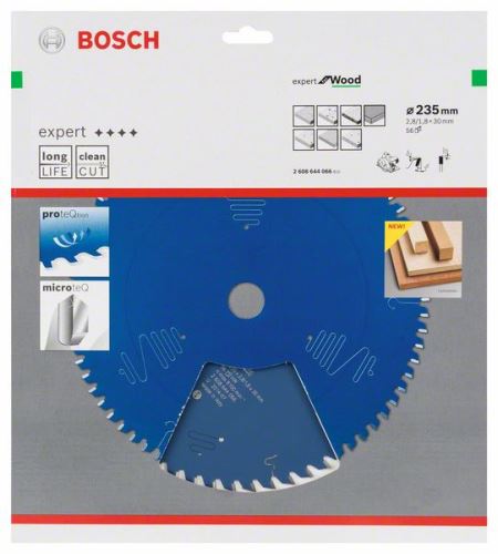 BOSCH Pílový kotúč Expert for Wood 235 x 30 x 2,8 mm, 56 2608644066